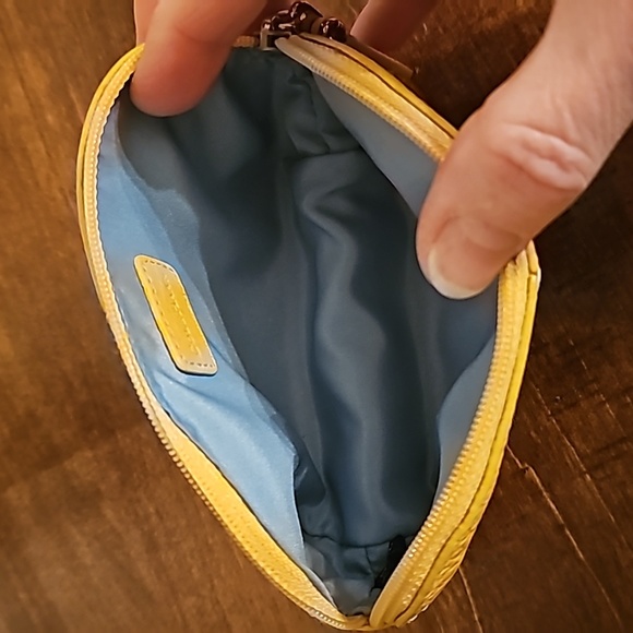 Authentic Cole Haan Leather Cosmetic Bag - Picture 5 of 5